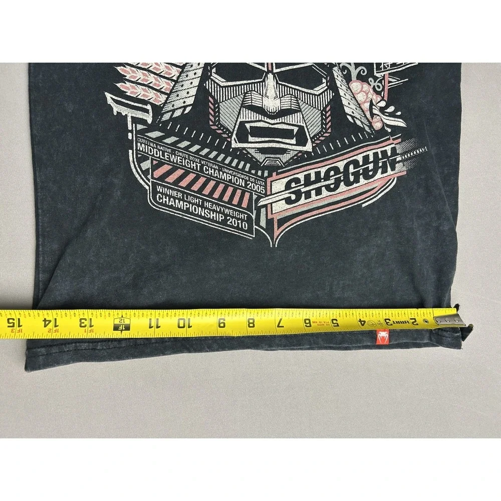 Venum YOUTH 8 Shogun Grappling Distressed Black Graphic Tee‎ Shirt